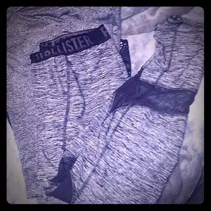 3 pairs of leggings 2 full last on cropped